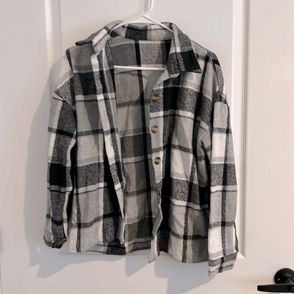 Plaid button up